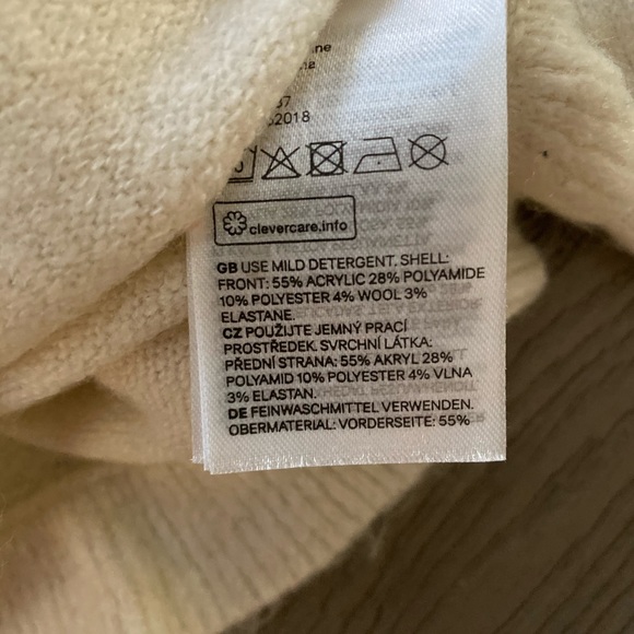 H&M KIDS CHRISTMAS REINDEER SWEATER PEPLUM - Picture 4 of 4